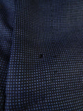 25/0698 huntsman savile row blue nailhead weave 2 piece suit w/ spare trouser 40 short