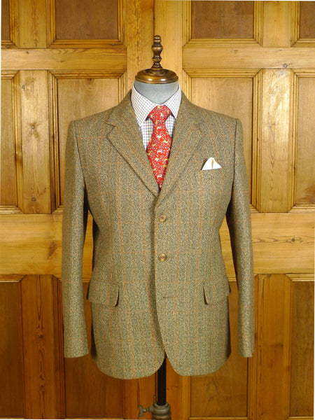 25/0711 vintage british thornproof twist tweed jacket for goodwood revival 40 regular