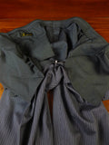25/0727 immaculate hk bespoke tailored italian cloth 'cashmere stripe' fine worsted high-rise morning trouser 45