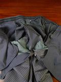 25/0726 immaculate hk bespoke tailored 'cashmere stripe' fine worsted high-rise morning trouser 46