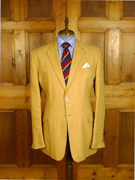 25/0708 harvie & hudson jermyn st italian linen sports jacket blazer 46 long