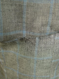 25/0709 immaculate harvie & hudson jermyn st italian silk linen wool wp check sports jacket blazer 47 long
