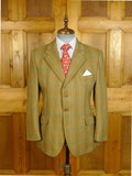 25/0746 vintage british green wp check tweed jacket for goodwood revival 42 short