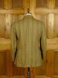 25/0746 vintage british green wp check tweed jacket for goodwood revival 42 short