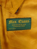 25/0746 vintage british green wp check tweed jacket for goodwood revival 42 short