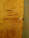 25/0746 vintage british green wp check tweed jacket for goodwood revival 42 short