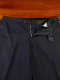 25/0936 vintage anderson & sheppard savile row bespoke midnight blue mohair evening trouser for restoration 42 long