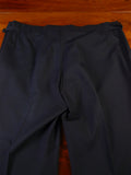 25/0936 vintage anderson & sheppard savile row bespoke midnight blue mohair evening trouser for restoration 42 long