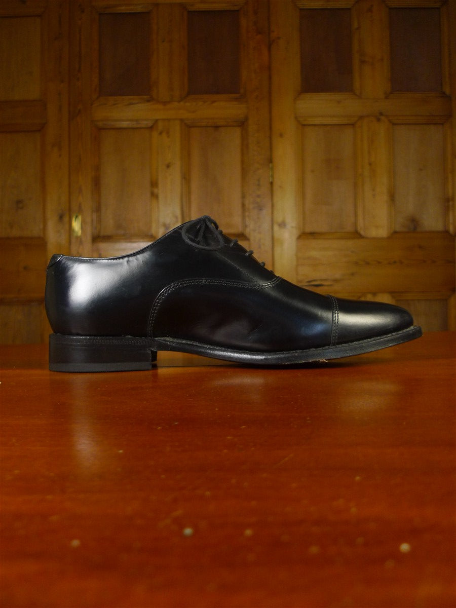 25/0794 nearly new jones the bootmaker black calf leather oxford shoe 8.5