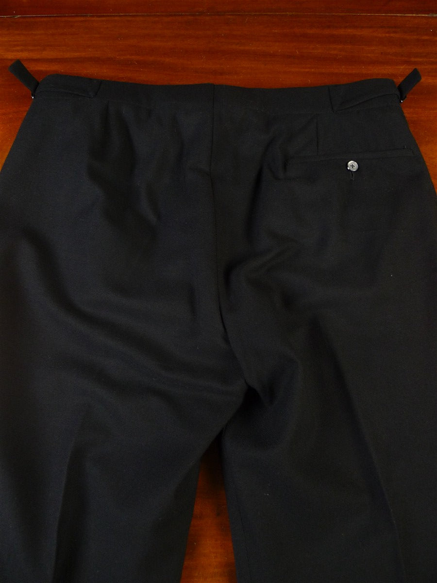 25/0778 vintage fulham road bespoke black barathea wool / grosgrain silk dinner suit 41 regular