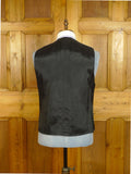 25/0797 bespoke tailored dark grey blue waistcoat 41 long