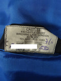 25/0808 immaculate castles city of london bespoke 2011 wool & cashmere grey / blue wp check sports jacket blazer 41 long