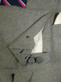 25/0809 richard anderson 2011 savile row bespoke grey cashmere sports jacket blazer 43-44 long