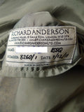 25/0809 richard anderson 2011 savile row bespoke grey cashmere sports jacket blazer 43-44 long