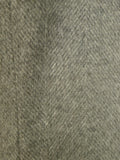 25/0821 zegna italy mongolian cashmere grey herringbone overcoat 42-44 long