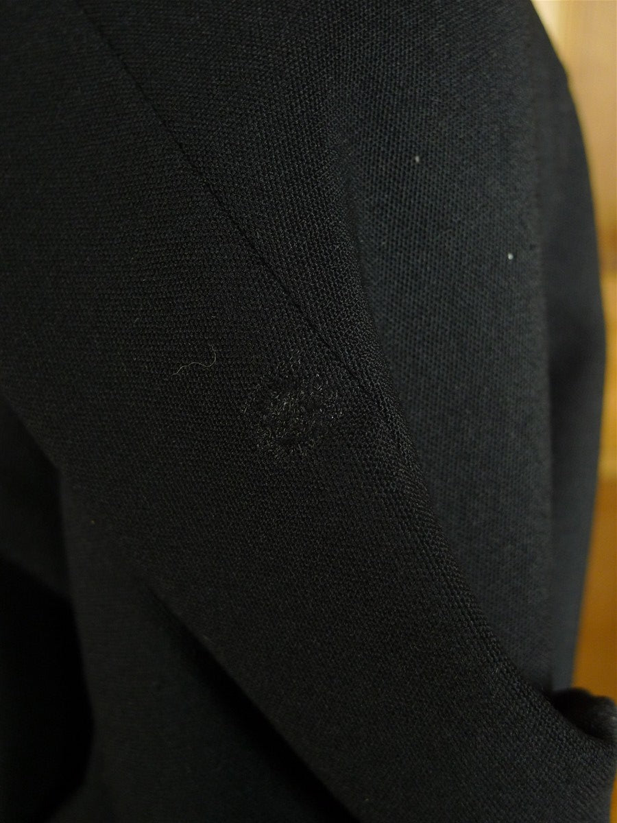25/0805 vintage savile row bespoke black barathea peal lapel DJ dinner jacket 42 long