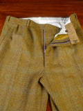 25/0800 immaculate redwood & feller bespoke brown wp check tweed shooting breeks 38