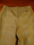 25/0800 immaculate redwood & feller bespoke brown wp check tweed shooting breeks 38