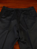 25/0802 immaculate 2010 ward & kruger savile row bespoke black wool evening trouser 39