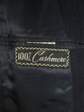 25/0824 vintage chester barrie savile row 100% cashmere dark navy blue herringbone d/b morning coat overcoat 38-39