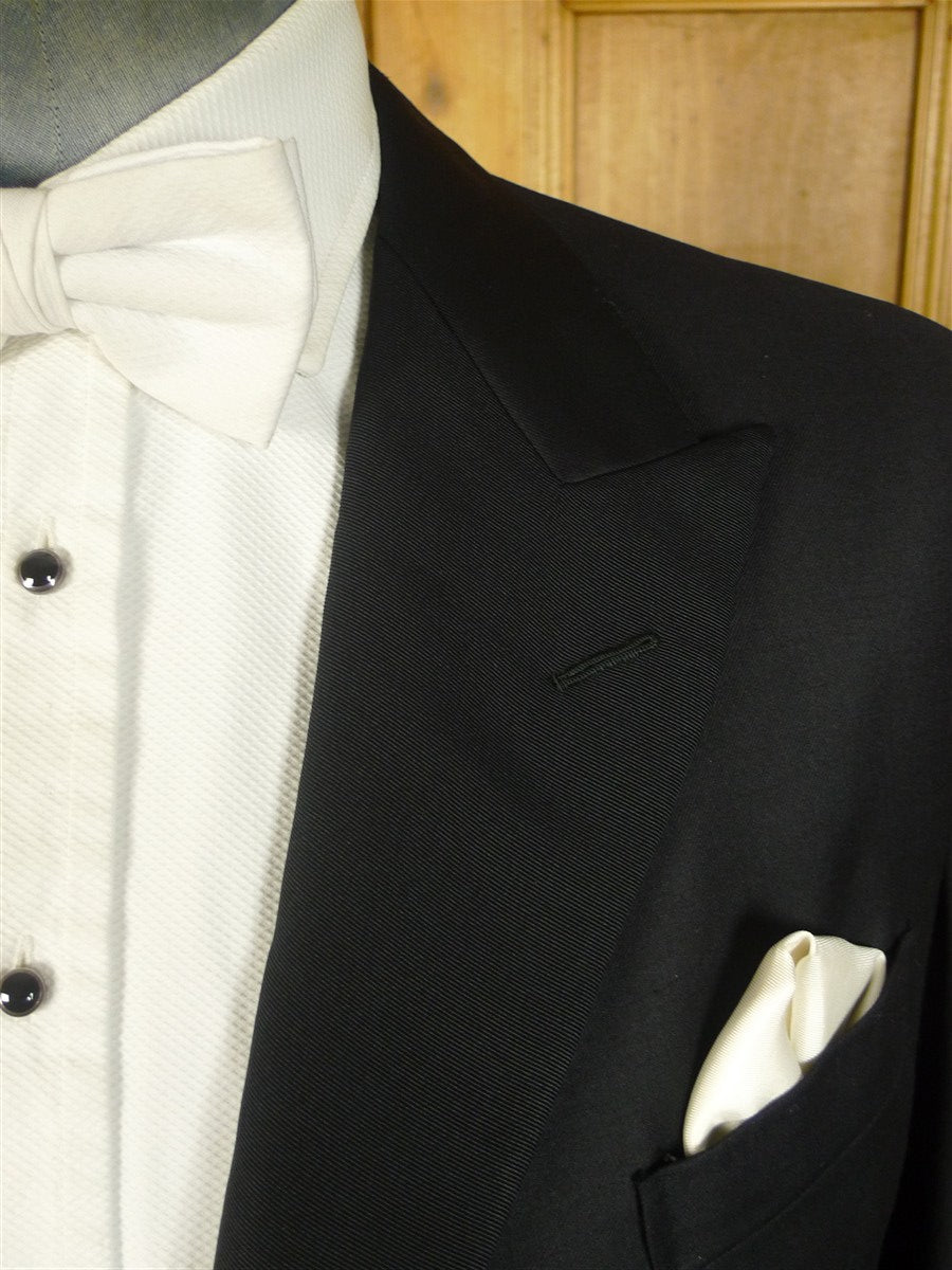 25/0826 castles 2007 city of london bespoke black fine wool evening tailcoat 39 regular to long