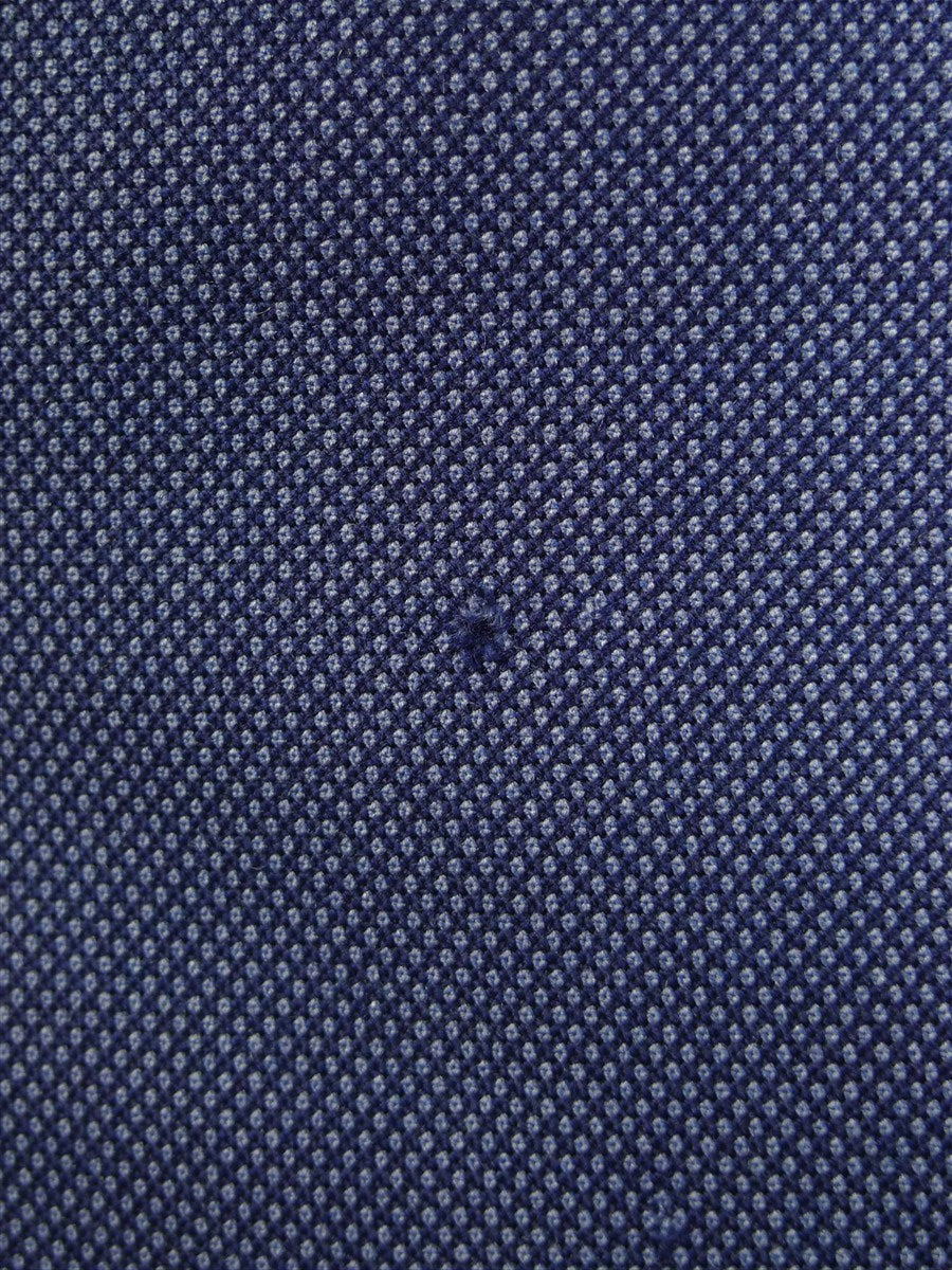 25/0816 redwood & feller 2012 savile row bespoke blue birds-eye weave worsted suit 42 long