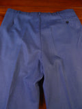 25/0816 redwood & feller 2012 savile row bespoke blue birds-eye weave worsted suit 42 long