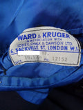 25/0814 ward & kruger 2006 savile row bespoke navy blue mohair suit 42 long