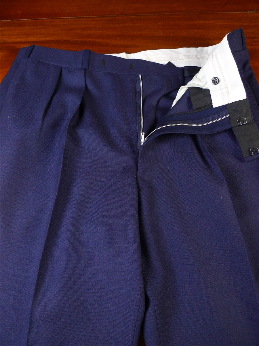 25/0814 ward & kruger 2006 savile row bespoke navy blue mohair suit 42 long