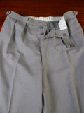 25/0873 vintage hall brothers oxford bespoke grey worsted flannel d/b suit 39 regular
