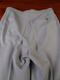 25/0873 vintage hall brothers oxford bespoke grey worsted flannel d/b suit 39 regular