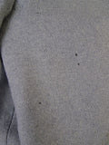 25/0873 vintage hall brothers oxford bespoke grey worsted flannel d/b suit 39 regular