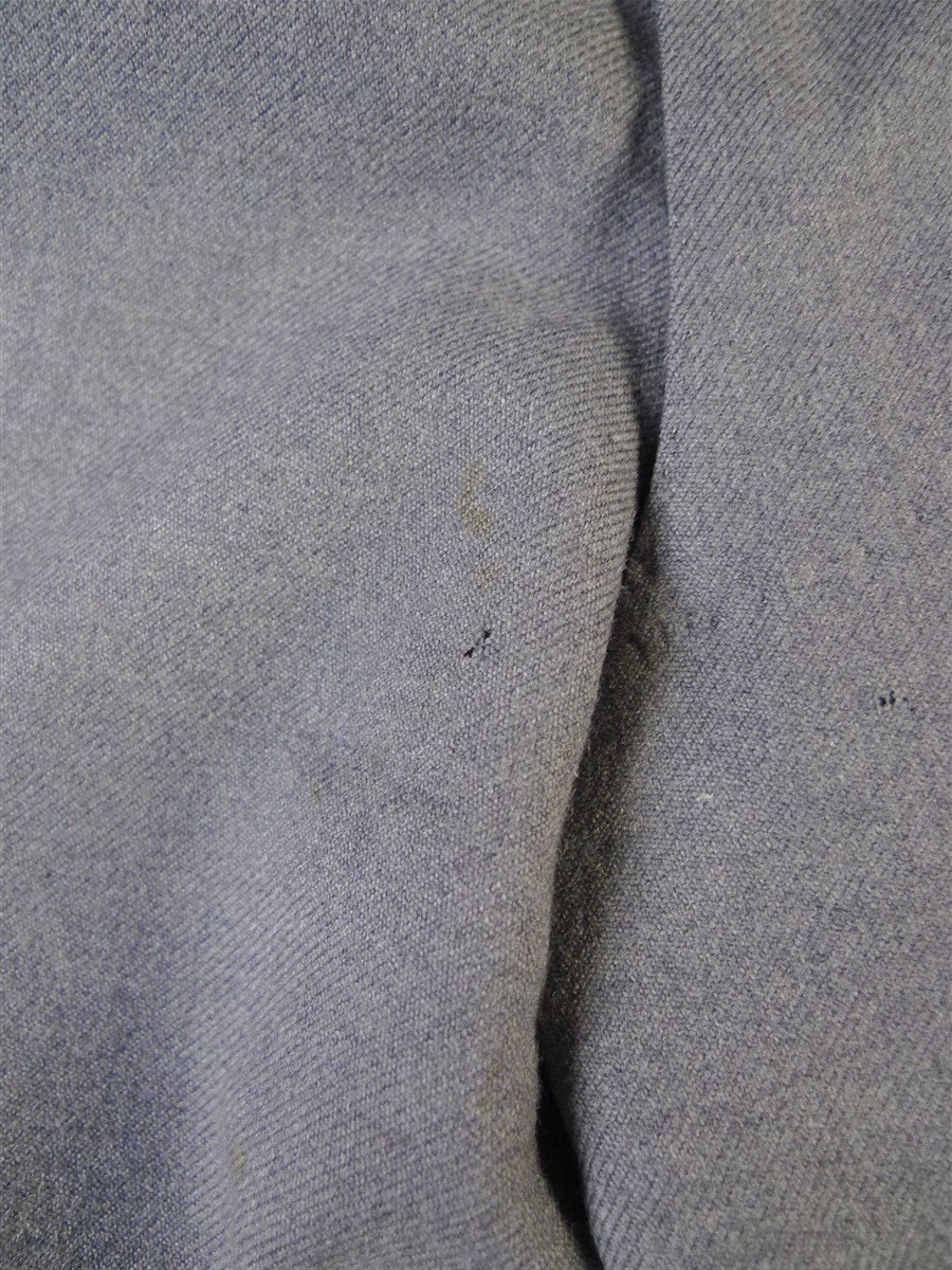 25/0873 vintage hall brothers oxford bespoke grey worsted flannel d/b suit 39 regular