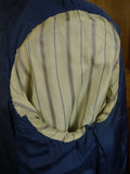 25/0869 vintage 1991 eton bespoke navy blue d/b heavyweight worsted blazer 42-43 long