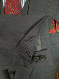 25/0874 vintage city of london bespoke grey nailhead weave 3-piece worsted suit 39 regular