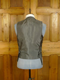 25/0874 vintage city of london bespoke grey nailhead weave 3-piece worsted suit 39 regular