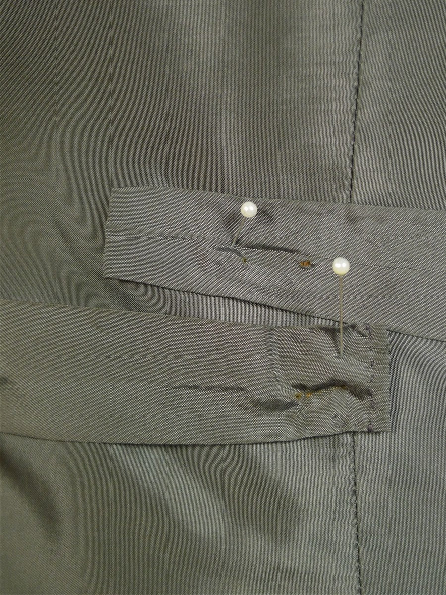 25/0874 vintage city of london bespoke grey nailhead weave 3-piece worsted suit 39 regular