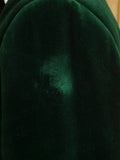 25/0865 buckleigh london green velvet d/b smoking / dinner jacket 42 regular to long
