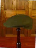25/0838 immaculate green italian wool flat cap 59 cms
