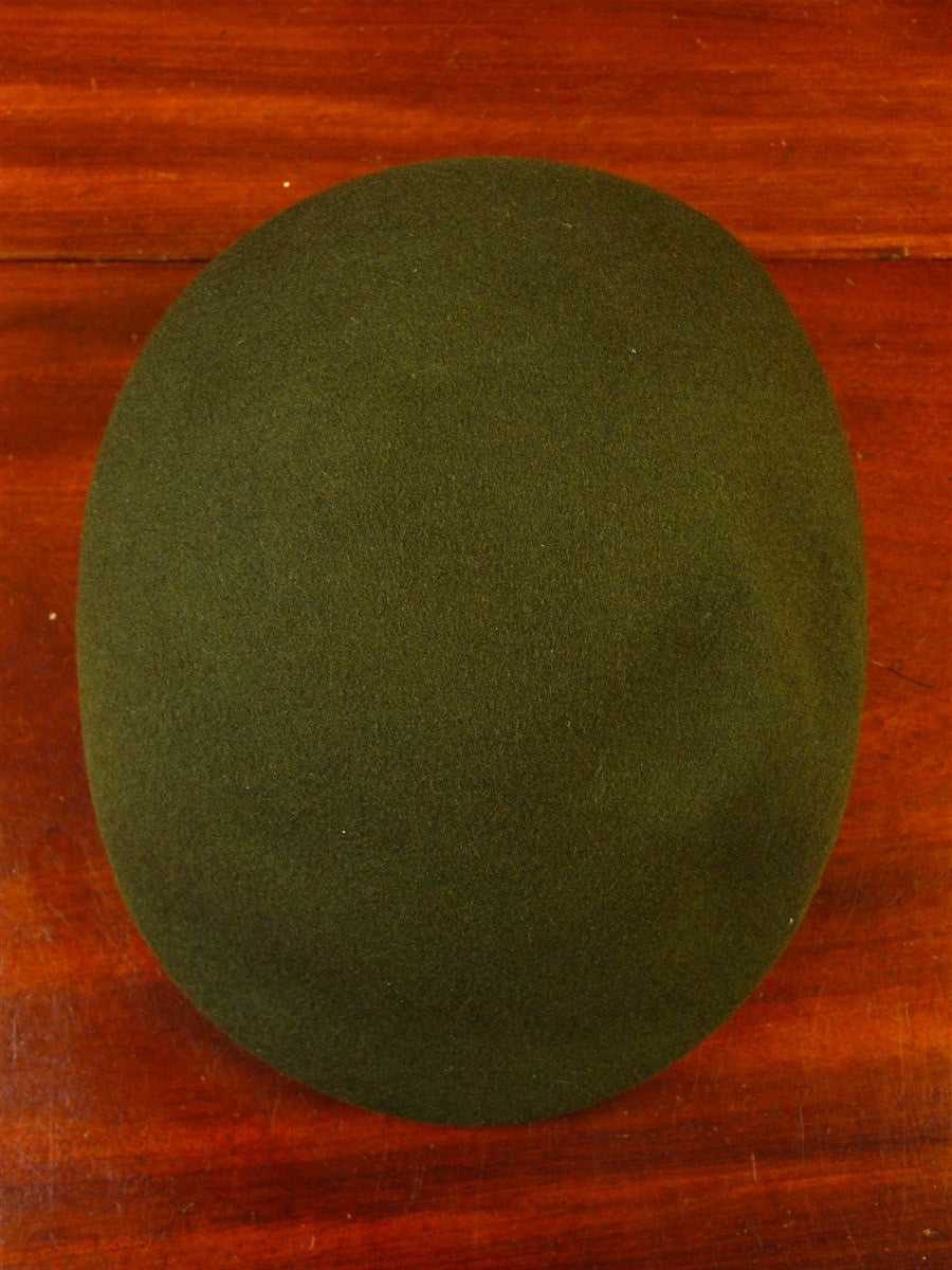 25/0838 immaculate green italian wool flat cap 59 cms