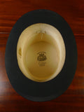 25/0828 vintage antique british black silk top hat 56 cms