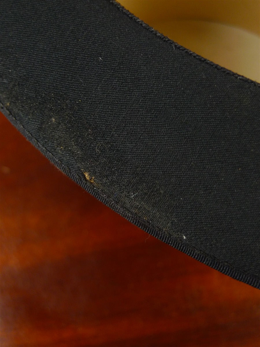 25/0829 vintage antique british black silk top hat 57 cms
