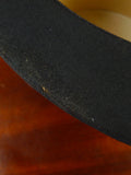 25/0829 vintage antique british black silk top hat 57 cms