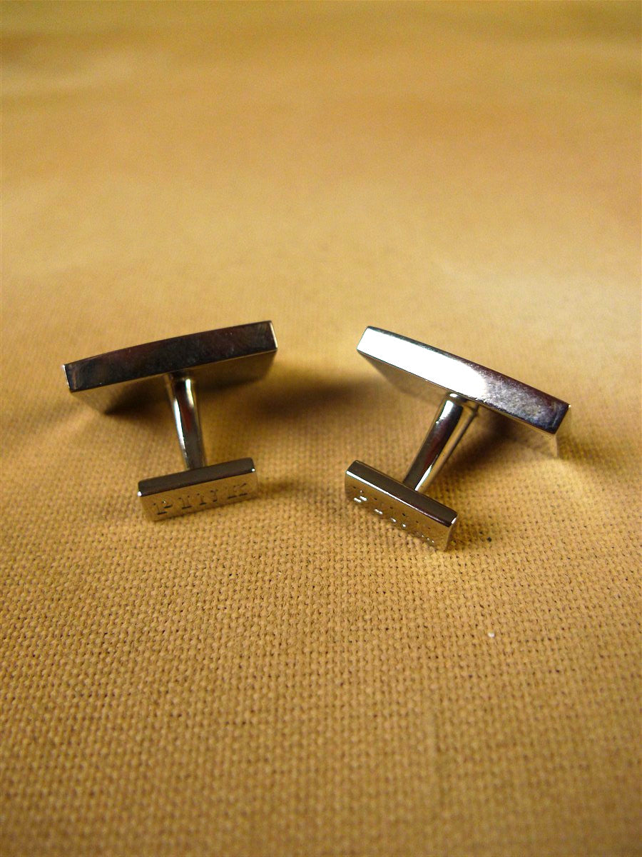 26/0004 immaculate thomas pink blue squares solid bar cufflinks