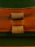 25/0831 tanner krolle for fortnum & mason tan brown leather attache case