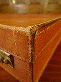 25/0831 tanner krolle for fortnum & mason tan brown leather attache case