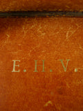 25/0831 tanner krolle for fortnum & mason tan brown leather attache case