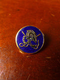 25/0848 mint kilgour french & stanbury savile row bespoke blue / gold crest blazer buttons set in velvet box