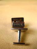 26/0006 immaculate thomas pink mauve / lilac stripes solid bar cufflinks