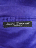 25/0872 immaculate stuart lamprell 2022 savile row bespoke black barathea worsted wool dinner suit DJ w/ contrast lining 41 short